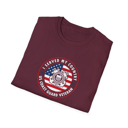I Served My Country US Coast Guard Veteran T-Shirt