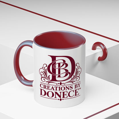 Creations by Donece Logo Accent Coffee Mug (11/15oz)
