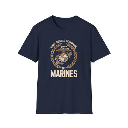 Honor Courage Commitment The Marines T‑Shirt