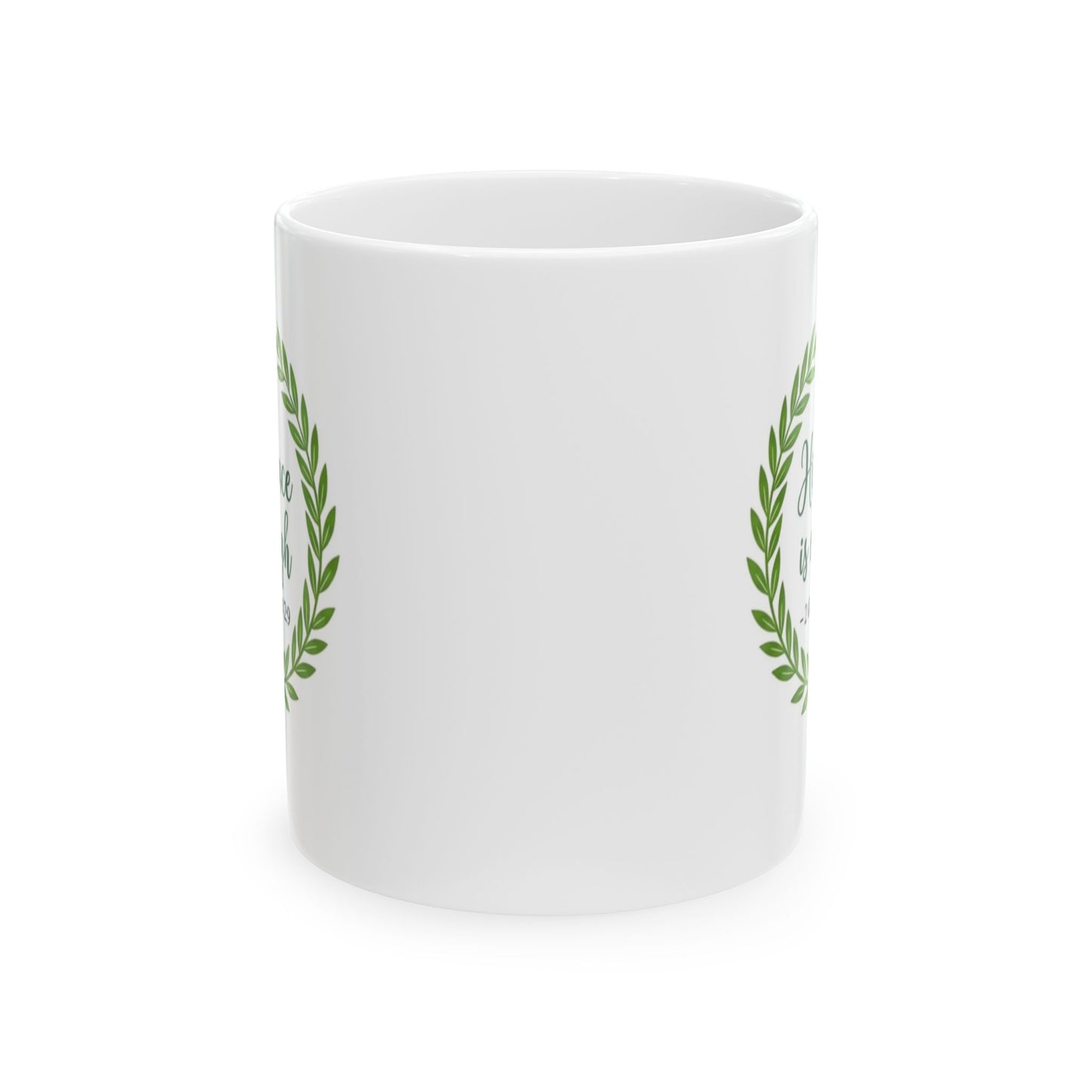 His Grace Is Enough -2 Corinthians 12:9 Ceramic Mug
