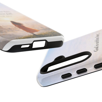 Inspirational Psalm 46:5 Phone Case — 'God is within her, she will not fall' Christian Phone Cover