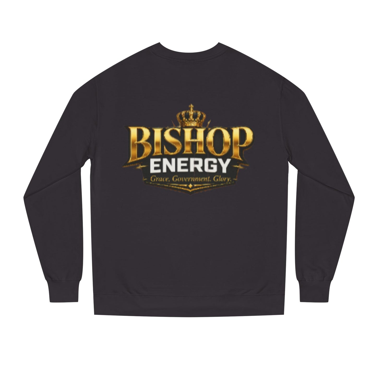 Bishop Energy Crewneck Sweatshirt — Gold Crown Logo Streetwear