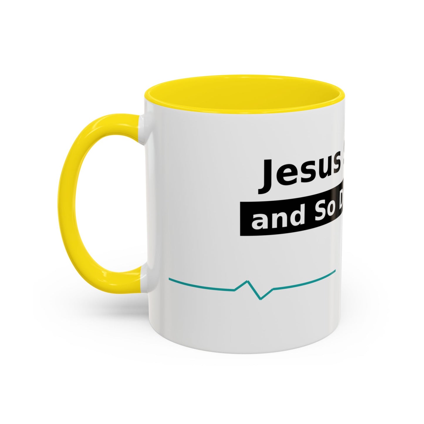 Jesus Saves… and So Does Insulin - Faith & Diabetes Accent Coffee Mug (11/15 oz)