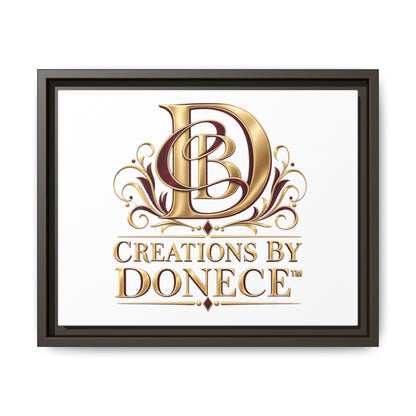 Framed Matte Canvas – Creations By Donece Logo Wall Art