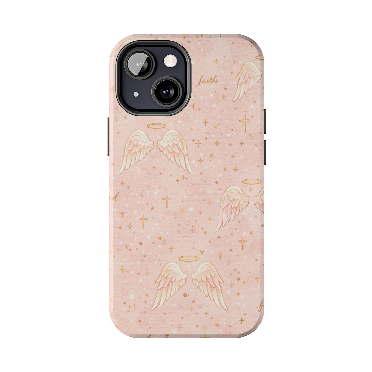 Faith & Grace Angels Phone Case | Christian floral iPhone Case