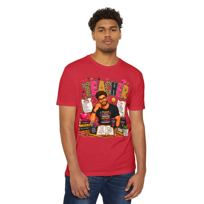 Teacher Appreciation T-Shirt — "Teach Love Inspire" Colorful Teacher Graphic Tee