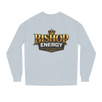 Bishop Energy Crewneck Sweatshirt — Gold Crown Logo Streetwear