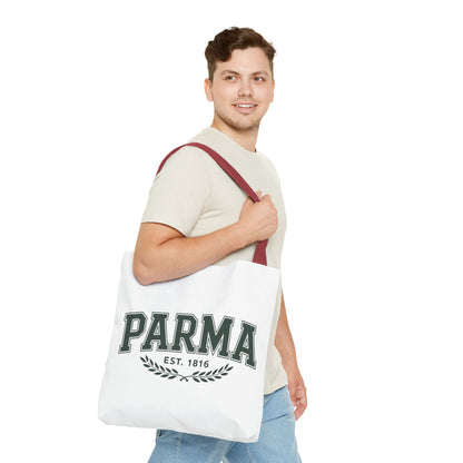 Parma Est. 1816 Tote Bag — Vintage Collegiate Canvas Tote
