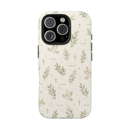 Walk By Faith Phone Case | Christian Floral iPhone Case