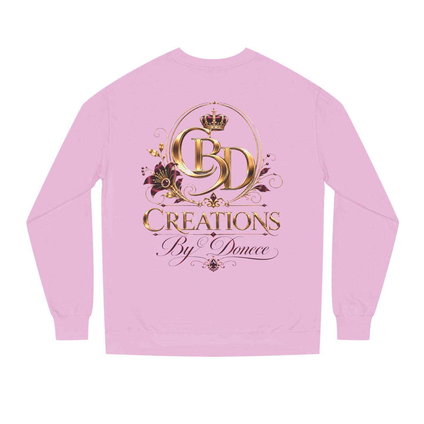 Crewneck Sweatshirt — Creations By Donece Gold Logo Crewneck