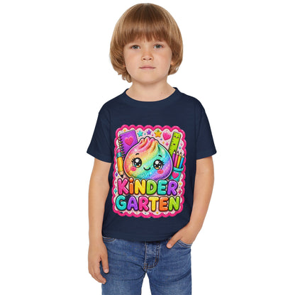 Kindergarten Cute Rainbow Emoji Toddler T-Shirt