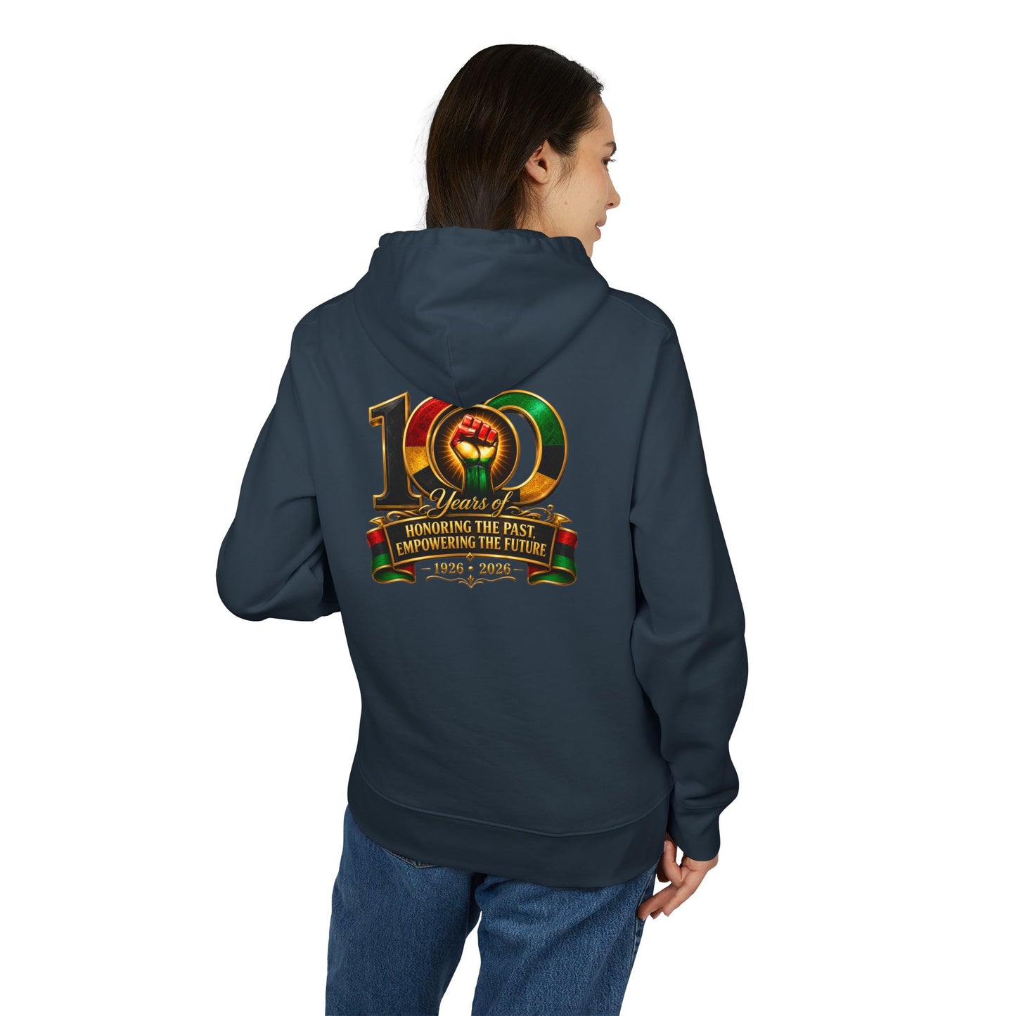 100 Years Commemorative Hoodie - "Honoring the Past, Empowering the Future" Anniversary Sweatshirt