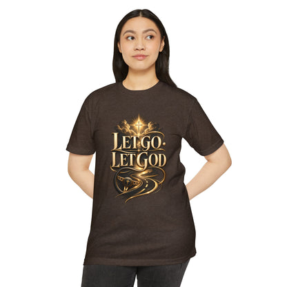 Let Go Let God T-Shirt — Inspirational Christian Faith Tee