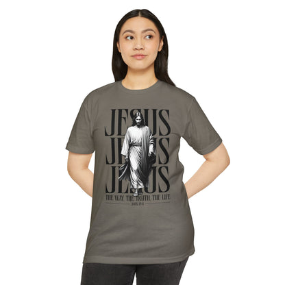 Jesus Graphic T‑Shirt — The Way The Truth The Life Faith Tee