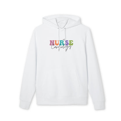 Nurse Cardiology Hoodie — Colorful Script Medical Nurse Pullover