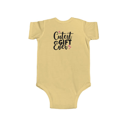 Infant Bodysuit "Cutest Gift Ever" – New Baby Shower & Arrival Onesie