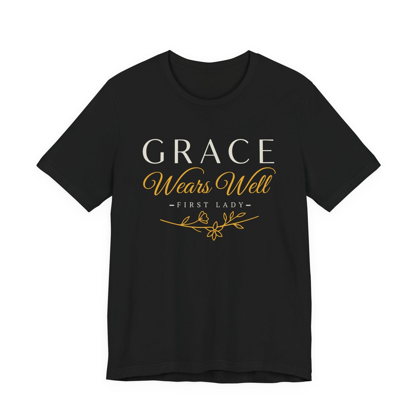 Grace Wears Well Tee — "Grace Wears Well" Inspirational Ladies T‑Shirt