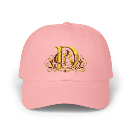 Embroidered Gold Monogram Dad Cap
