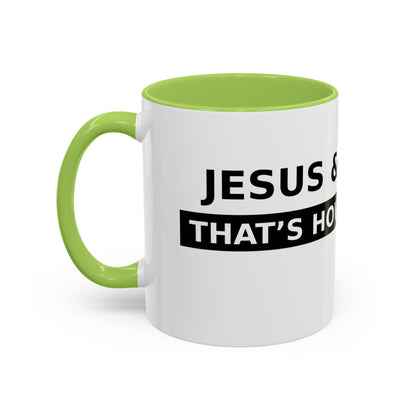 Coffee Mug — 'Caffeine & Insulin: That’s How I Function' Accent Mug