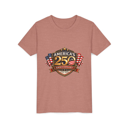 America's 250th Anniversary Youth Tee - Patriotic 1776–2026 Celebration Shirt