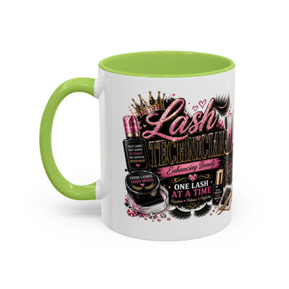 Lash Technician Coffee Mug — "Lash Technician: One Lash at a Time" Accent Mug