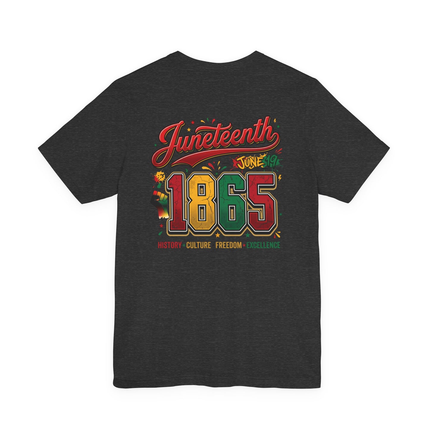 Juneteenth 1865 Celebration Tee — History • Culture • Freedom Graphic T-Shirt