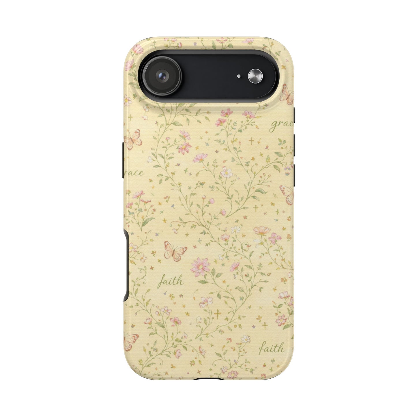 Soft Faith, Gentle Grace Phone Case | Christian floral iPhone Case