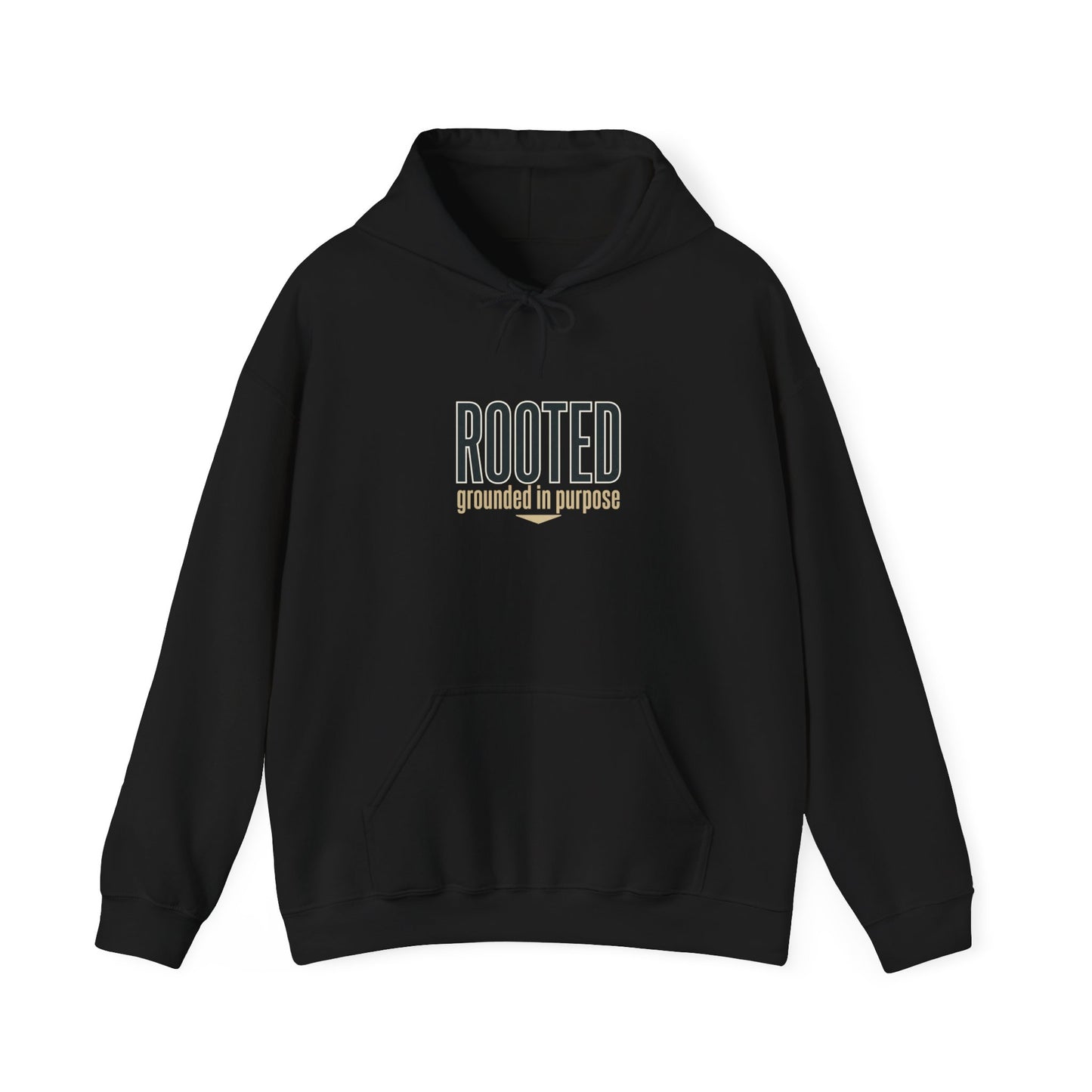 Rooted testimony apparel Hoodie | faith streetwear, bold type