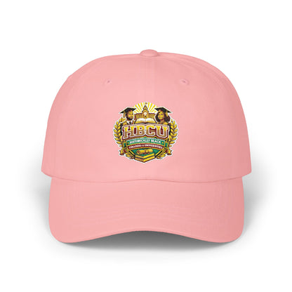 Dad Cap with Vintage Floral Crest Embroidered Design