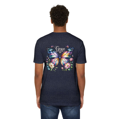 Grace Carries Me Butterfly T-Shirt