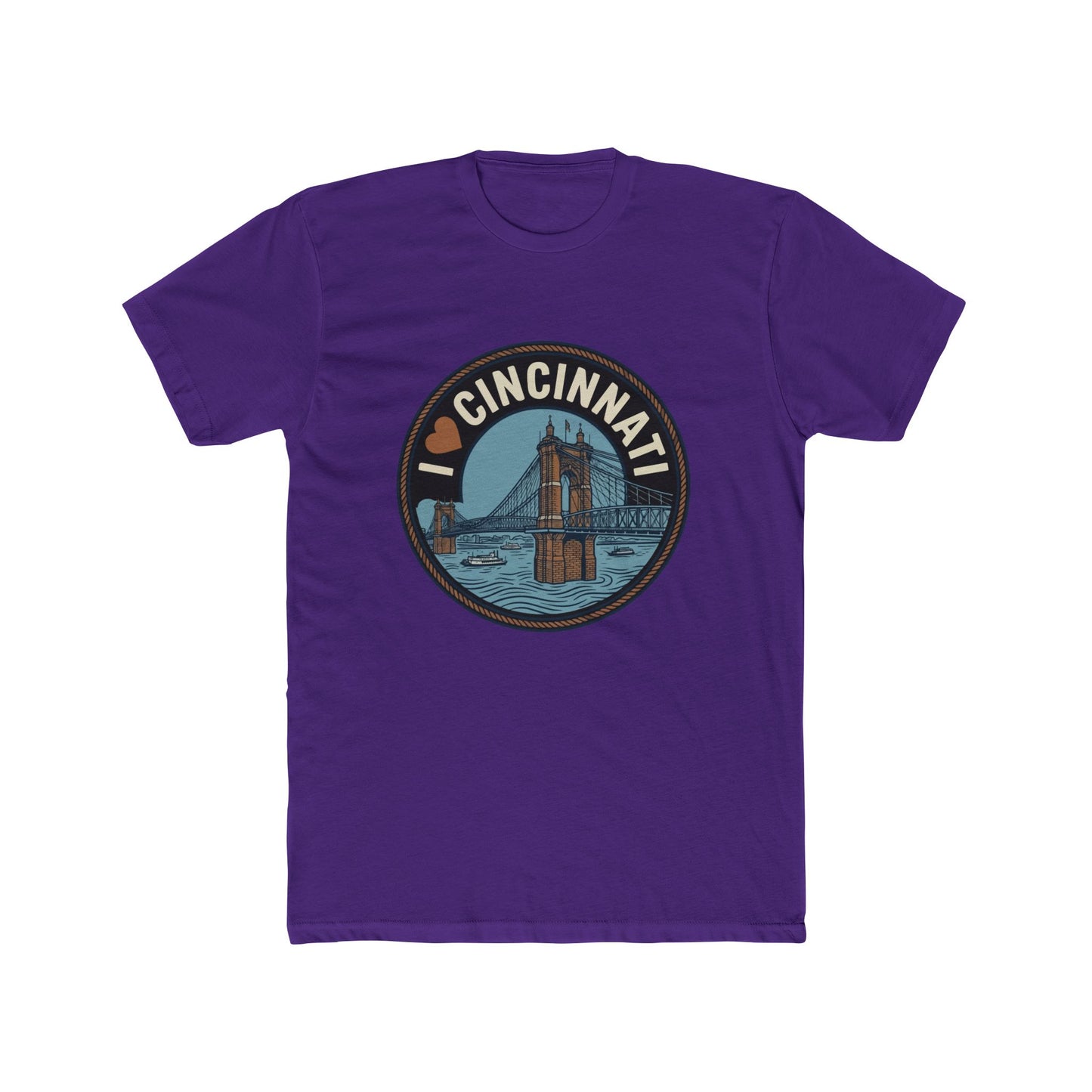 I Heart Cincinnati Tee — Cincinnati Skyline Crew T-Shirt