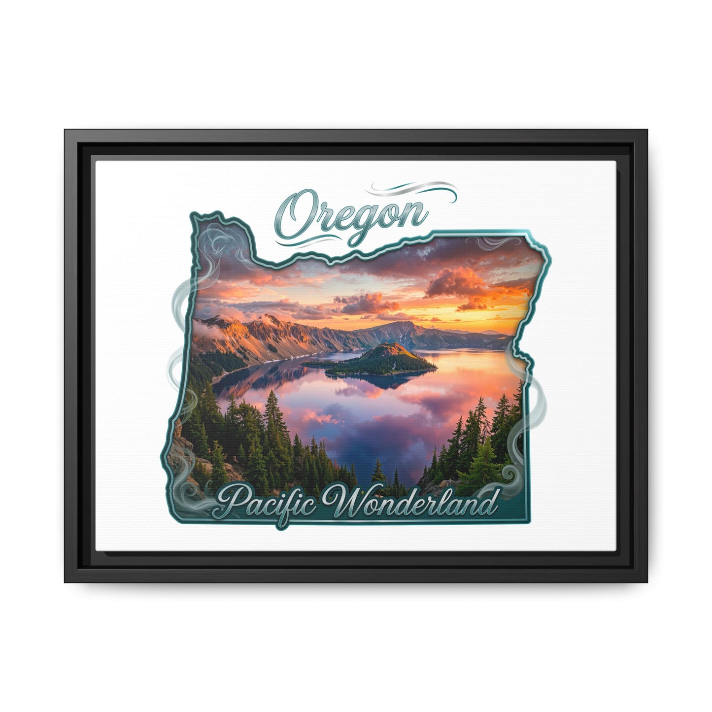 Matte Canvas, Framed (Multi-color)