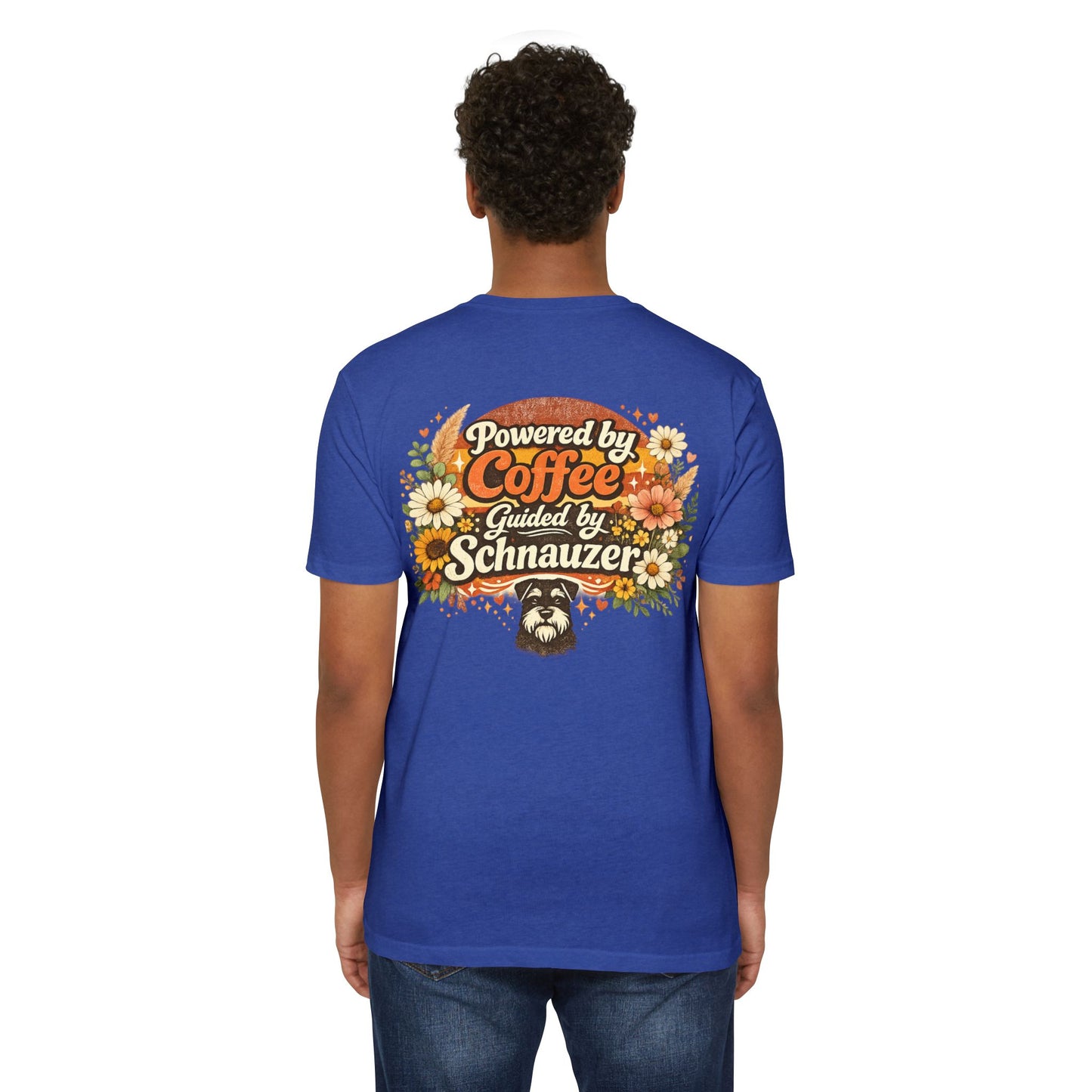 Powered by Coffee Guided by Schnauzer T-Shirt