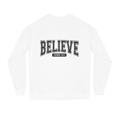 Believe Sweatshirt – Faith-Inspired Crewneck (John 14:1)