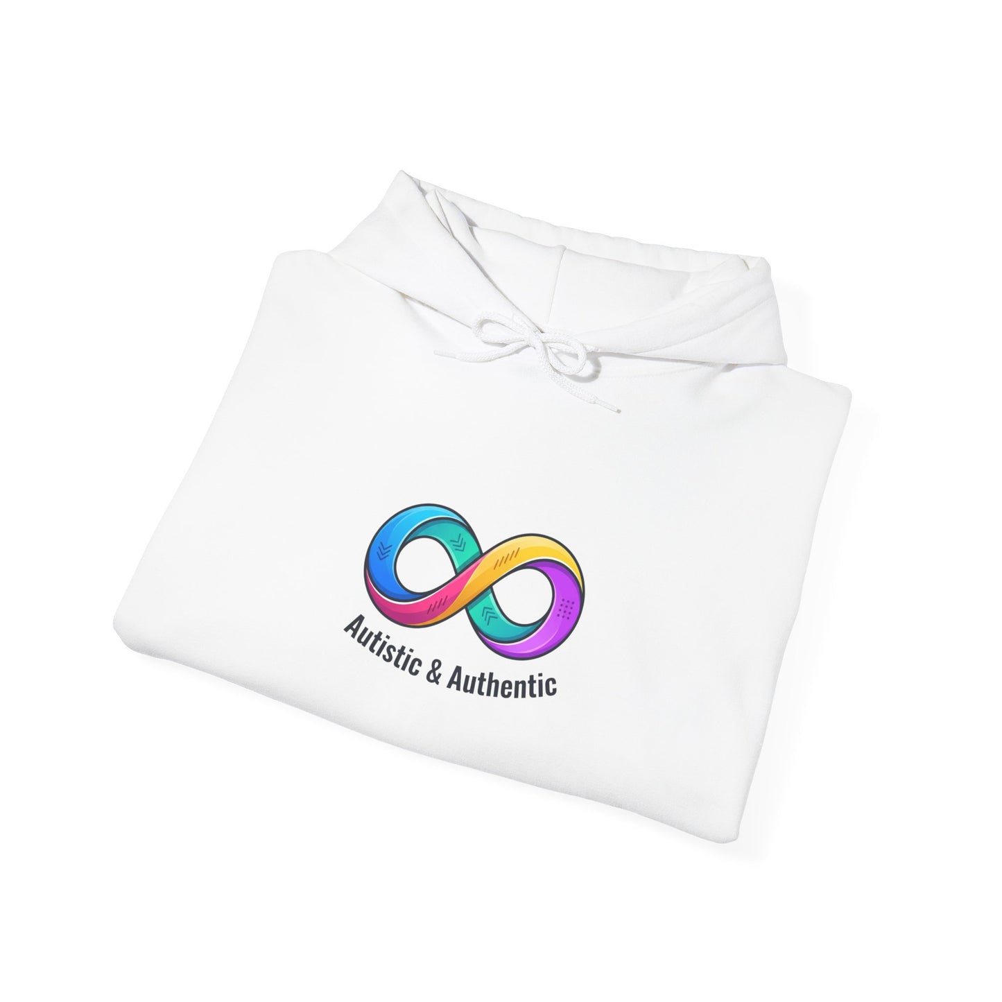 Autistic & Authentic Hoodie | neurodiversity, autistic pride