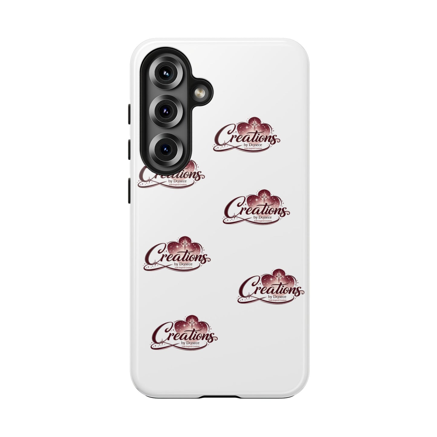 Logo Pattern Tough Phone Case — Creations Repeat Design