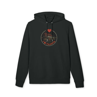 I Heart Tampa Hoodie — Vintage Streetcar Tampa Pullover