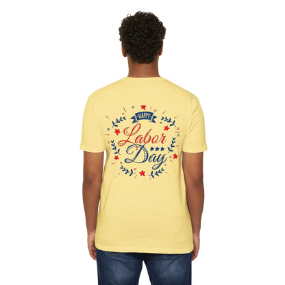 Labor Day T-Shirt – "Happy Labor Day" Patriotic Holiday Tee