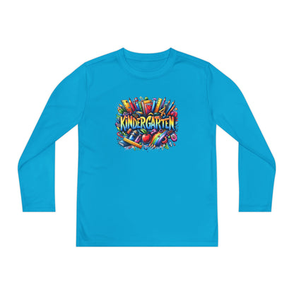Kindergarten Crayons Youth Long Sleeve Tee
