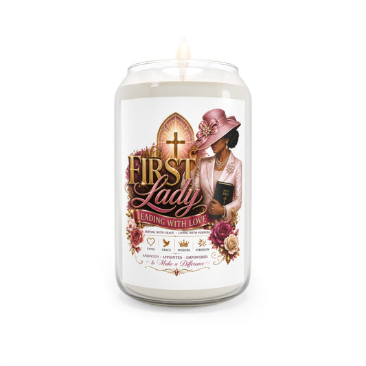 First Lady Scented Soy Candle — "Leading With Love" 13.75 oz