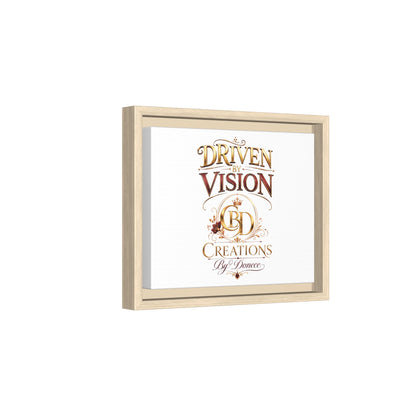 Driven by Vision Framed Canvas Wall Art