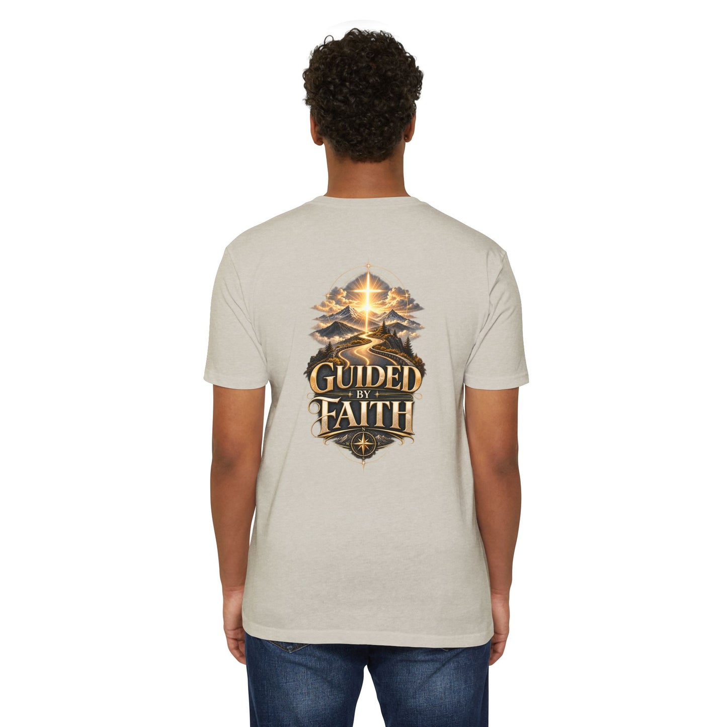 Guided by Faith T-Shirt — Christian Inspirational Tee