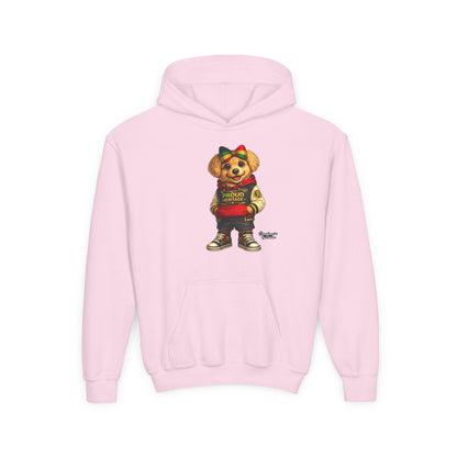 Youth Hoodie — 'Proud Heritage' Teddy Bear Streetwear Kids Pullover
