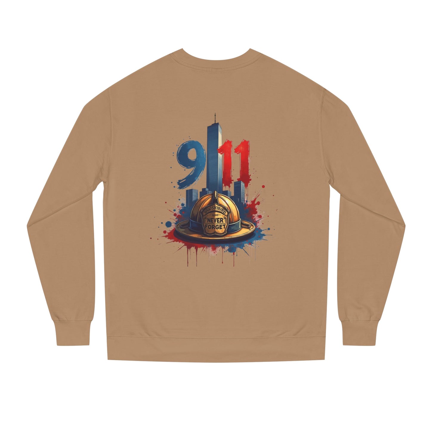 9/11 Memorial Sweatshirt – Firefighter Tribute Crewneck