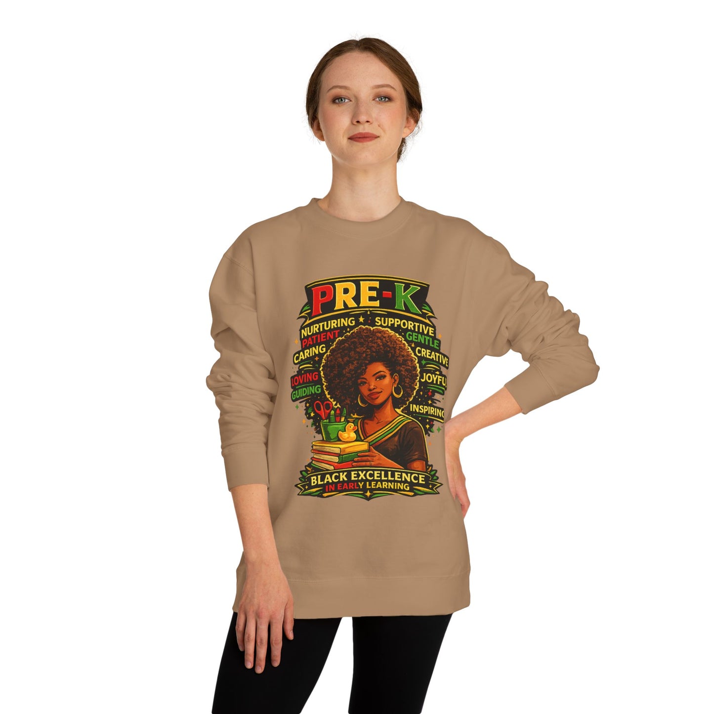 PRE-K Black Excellence Sweatshirt — Nurturing Early Learning Crewneck