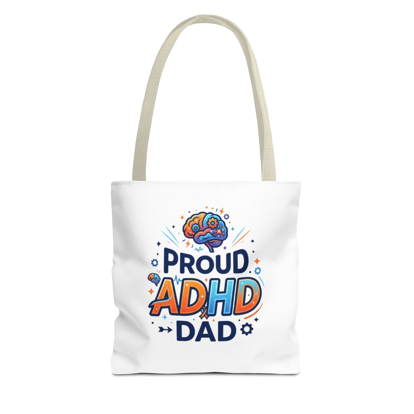 Proud ADHD Dad Tote Bag — Awareness Gift for Fathers