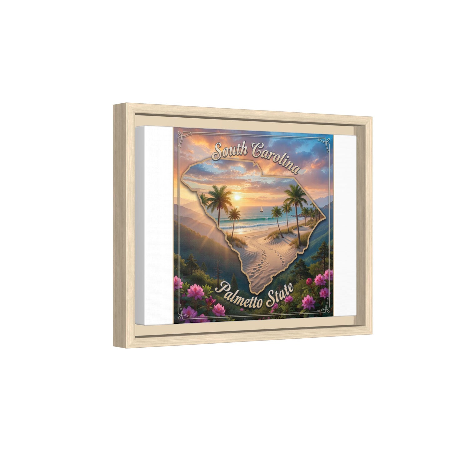 Matte Canvas, Framed (Multi-color)