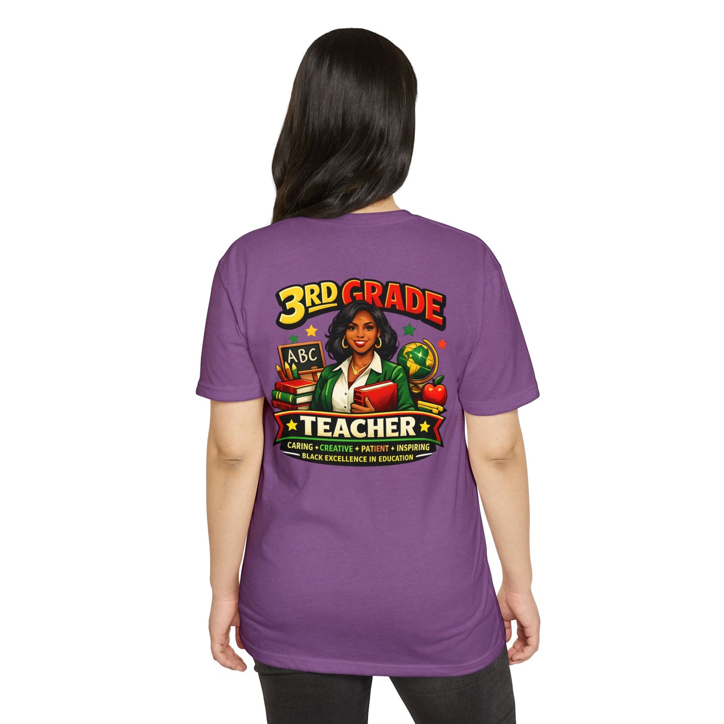 3rd Grade Teacher T‑Shirt – Black Excellence in Education Design