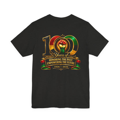100 Years Anniversary Tee — "Honoring the Past, Empowering the Future" Centennial T-Shirt (1926–2026)