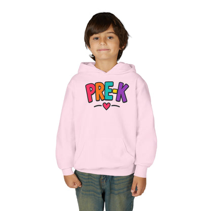 Pre-K Kids Hoodie — Colorful Cute Pre-K School Hooded Sweatshirt for Toddlers
